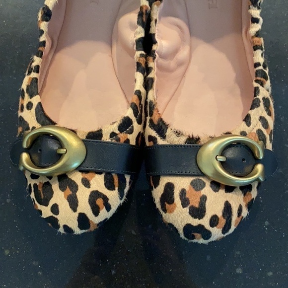 Coach Haircalf Stanton Ballet Flat SZ 7 - Picture 9 of 10
